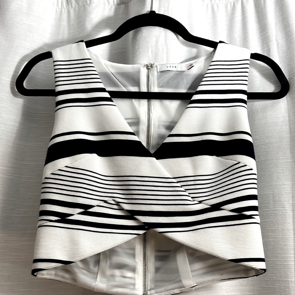 2 pc set crop top with midi skirt with slit